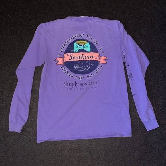 Simply Southern Preppy Collection Long Sleeve Tee - Picture 3 of 4